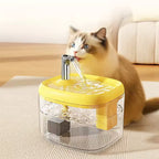 Pet Water Fountain 1.5L – Large Capacity Cat Drinking Fountain, Ultra-Quiet, Easy to Clean & Safe Anti-Dry Pump.
