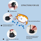 360° Cat Feather Wand Toy with Catnip & Suction Cup Base