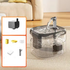 Pet Water Fountain 1.5L – Large Capacity Cat Drinking Fountain, Ultra-Quiet, Easy to Clean & Safe Anti-Dry Pump.