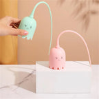 Automatic Cat Wand Toy – 2-in-1 Silicone Tail Teaser Interactive Play.