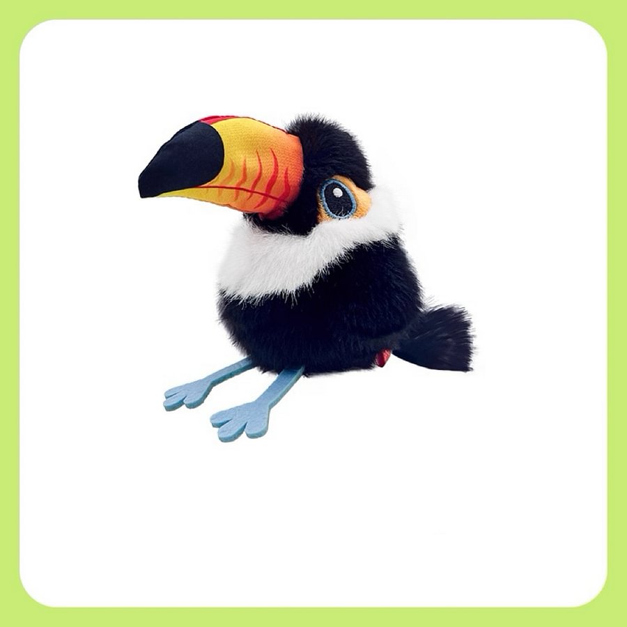 USB Rechargeable Chirping Bird Toy for Cats – Motion Wing Flap