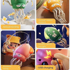 Electric Dancing Octopus Robot – LED Lights & Obstacle Avoidance