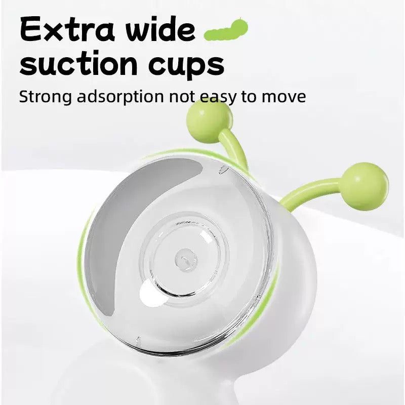 Interactive Cat Teaser Toy – Realistic Feather Worm, Battery-Operated for Active Play