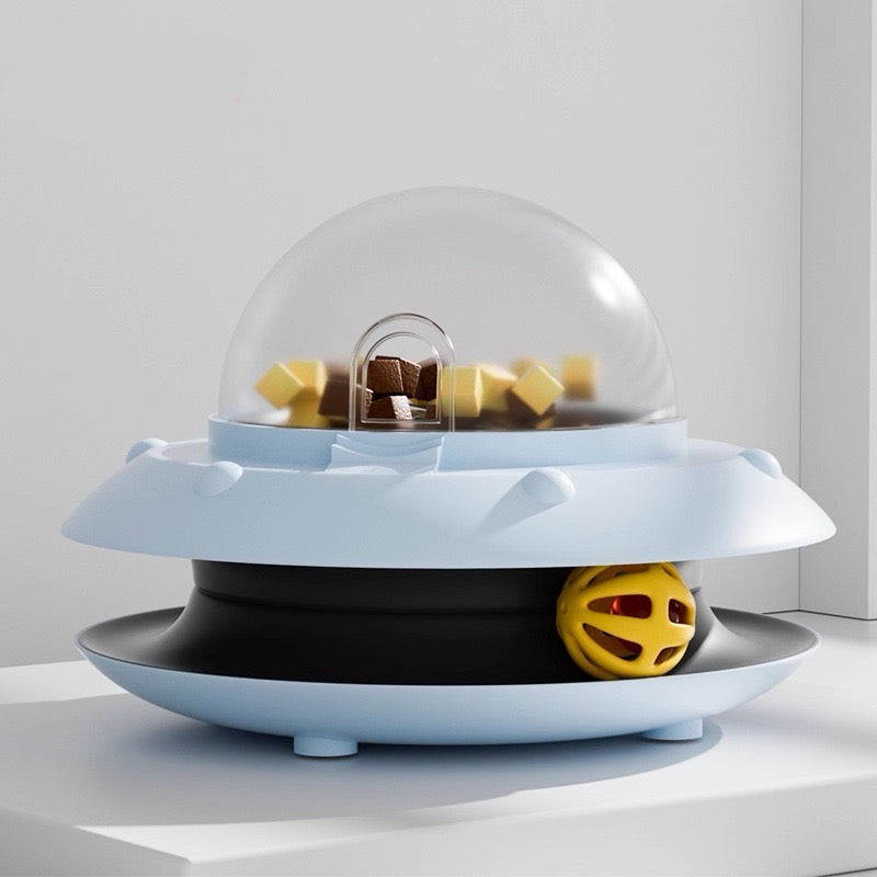 Smart Motion Cat Feeder Toy – Interactive 2-in-1 Food Dispenser