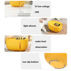 2L Cat Water Fountain with Cute Bee Design – Ultra-Quiet Automatic Pet Dispenser for Cats & Small Dogs.