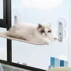 Foldable Cat Window Hammock – Suction Cup Suspended Cat Bed for Glass, Balcony & Indoor Use.