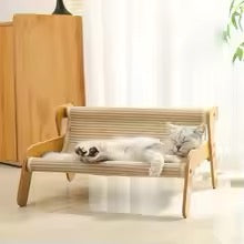 Cat Scratcher Couch Bed – Sofa-Style Lounge & Scratching Board.