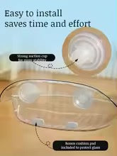 Transparent Cat Window Hammock – Suction Cup Floating Bed for Sunbathing.