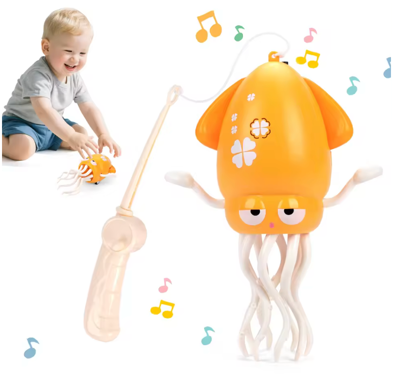Electric Dancing Octopus Robot – LED Lights & Obstacle Avoidance