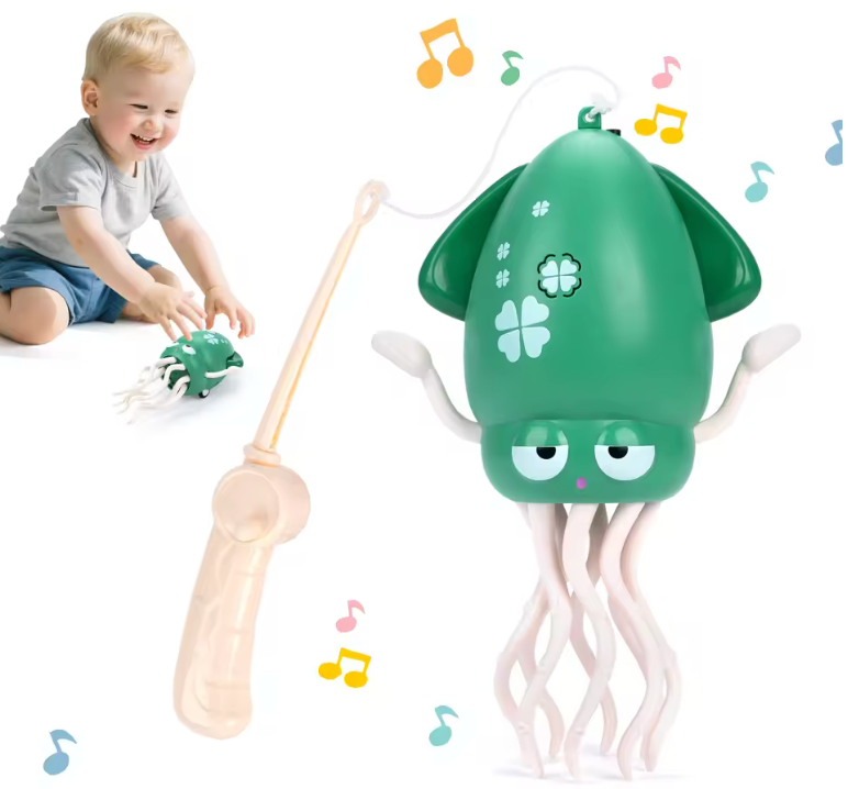 Electric Dancing Octopus Robot – LED Lights & Obstacle Avoidance