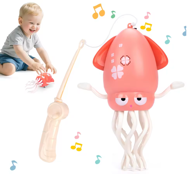 Electric Dancing Octopus Robot – LED Lights & Obstacle Avoidance