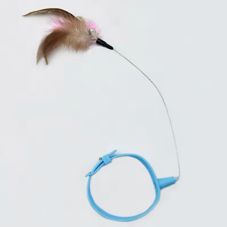 Flexible Cat Wand Stick with Bell – Interactive Teaser Toy