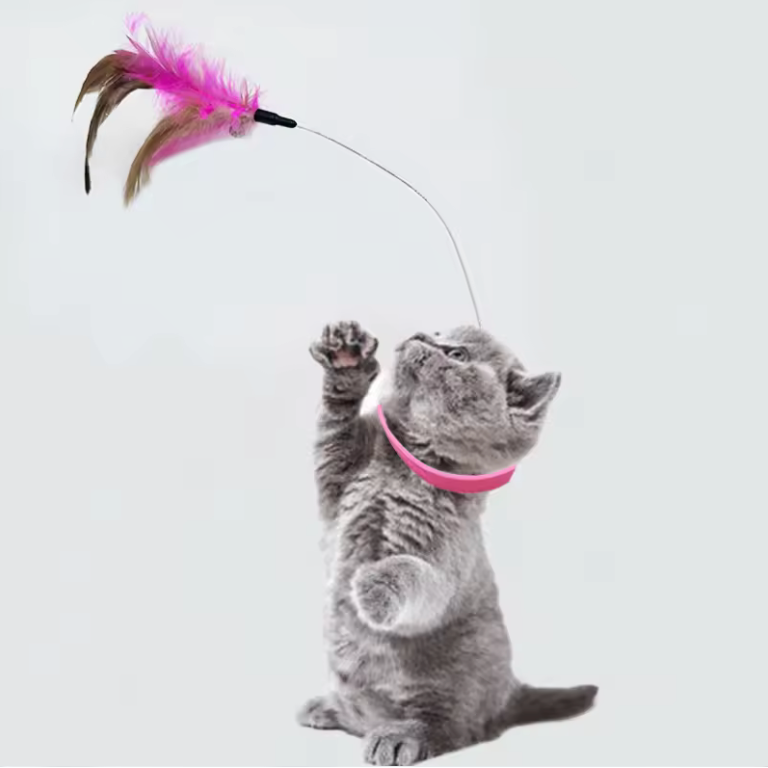 Flexible Cat Wand Stick with Bell – Interactive Teaser Toy