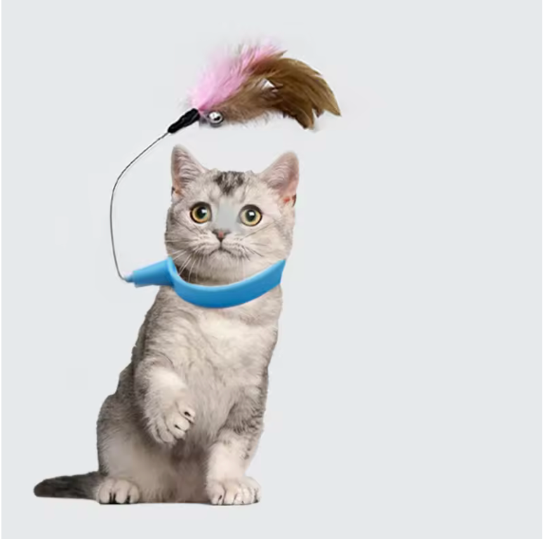 Flexible Cat Wand Stick with Bell – Interactive Teaser Toy