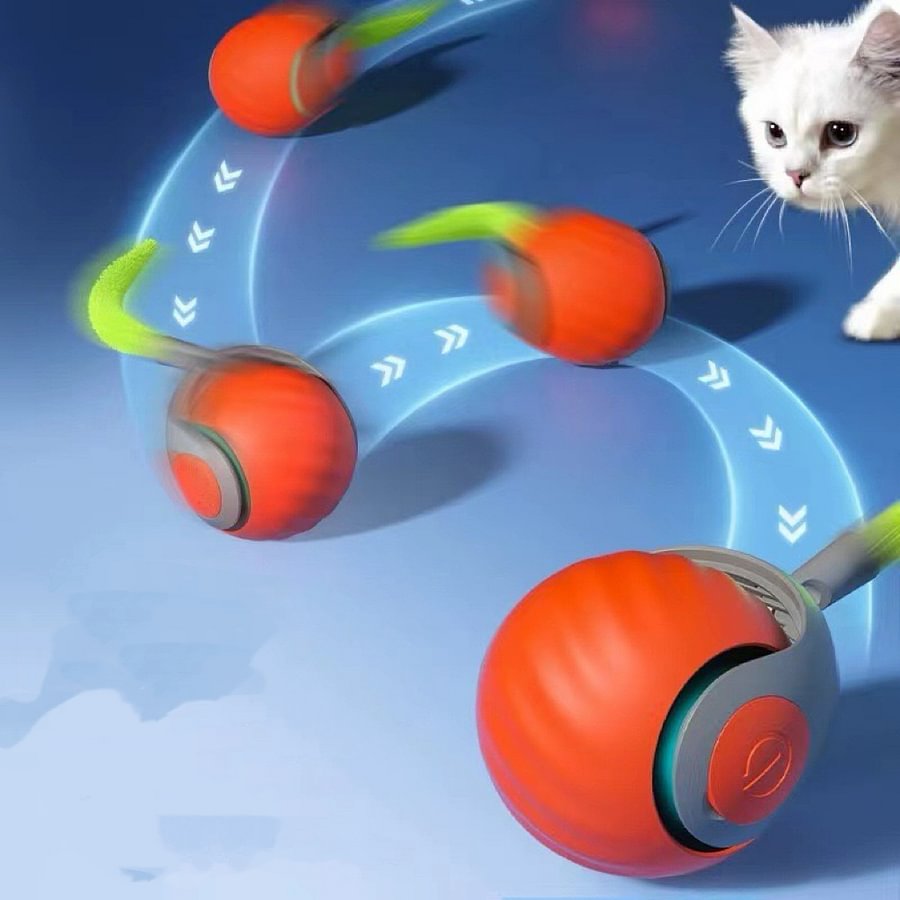 Automatic Rolling Smart Ball for Cats – Interactive Play Orb