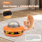 Smart Motion Cat Feeder Toy – Interactive 2-in-1 Food Dispenser