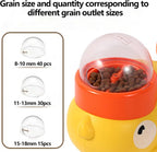 Yellow Duck Pet Treat Puzzle Feeder – Slow Eating Bowl