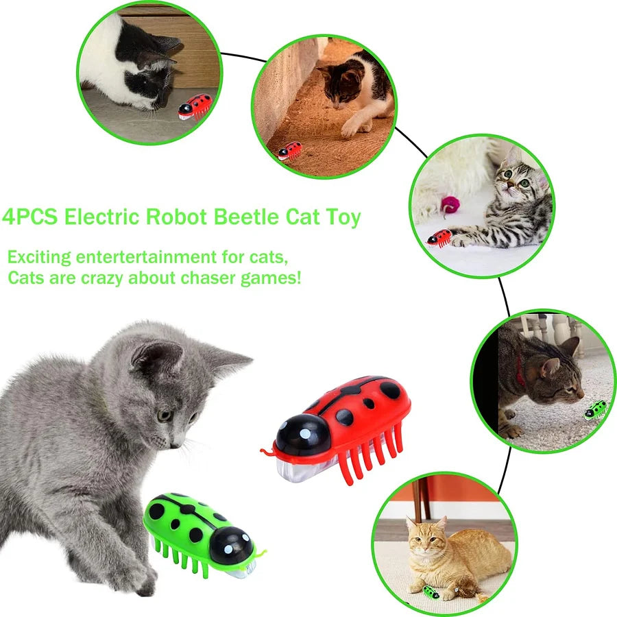 Electronic Interactive Cat Toy – Indoor Automatic Play Companion.